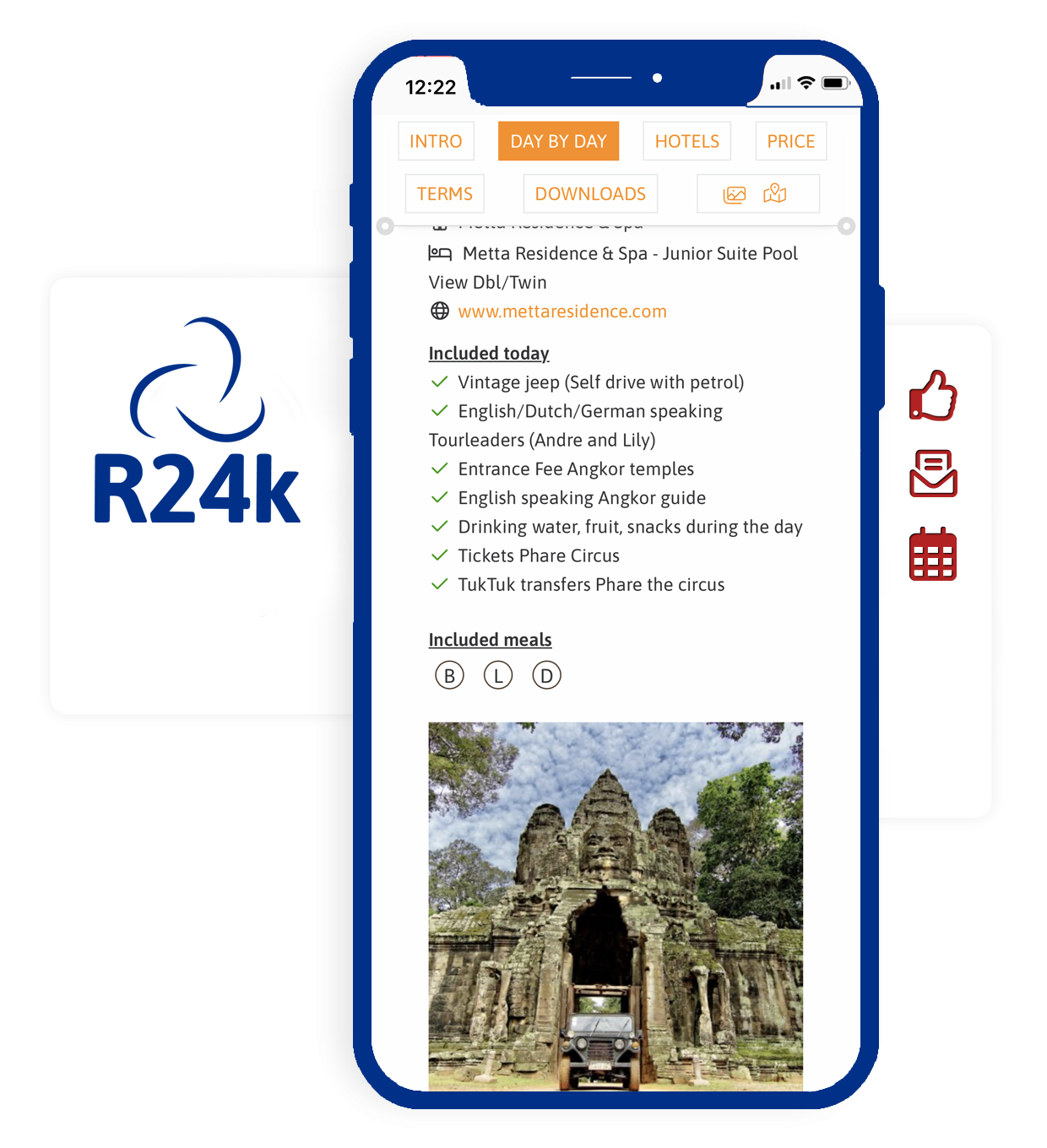DMC Travel Agency Software | Online Quotation Mobile View