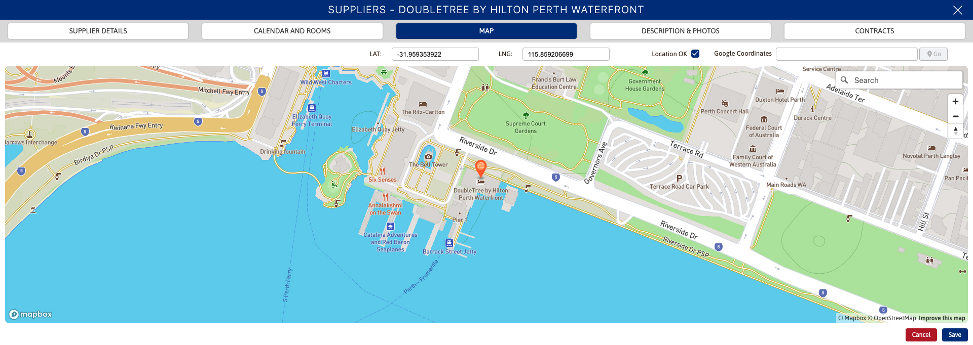 R24k TM supplier map