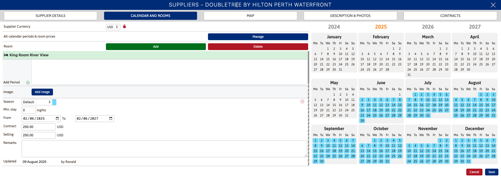 R24k TM - Supplier Rooms