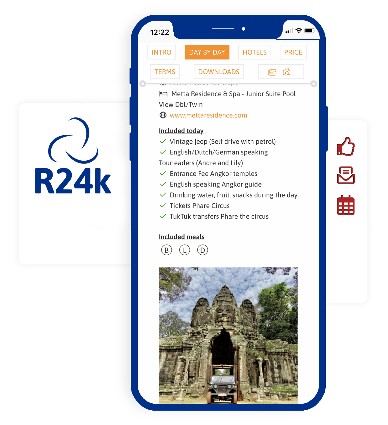 DMC Travel Agency Software | Online Quotation Mobile View